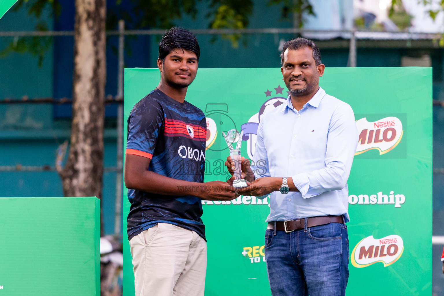 Day 5 of MILO Academy Championship 2025 (U14) was held on Monday, 3rd November 2025 at Henveiru Football Grounds, Male', Maldives . Photos: Nausham Waheed / images.mv