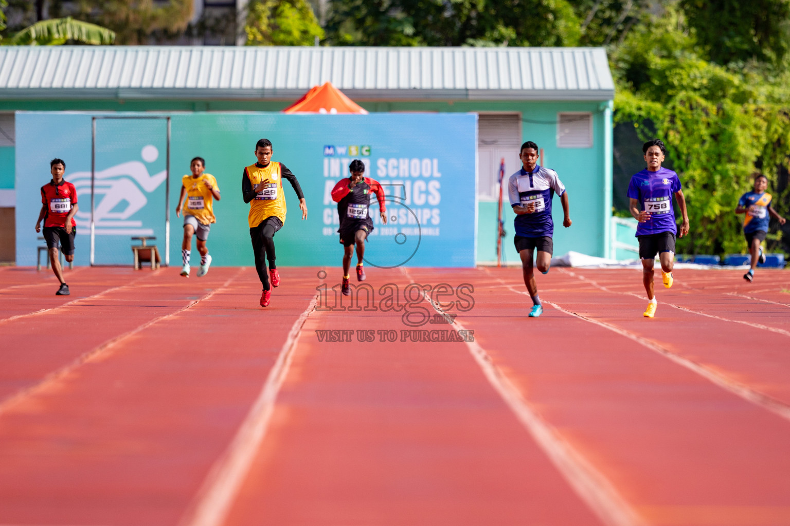 Day 3 of MWSC Interschool Athletics Championships 2024 held in Hulhumale Running Track, Hulhumale, Maldives on Monday, 11th November 2024. 
Photos by: Hassan Simah / Images.mv