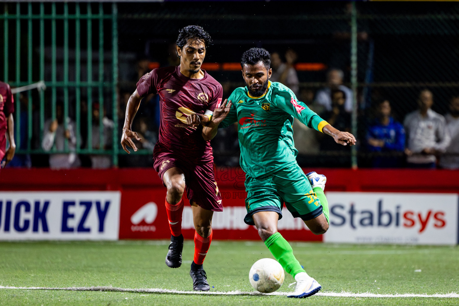 V Keyodhoo vs Adh Mandhoo in Zone round Day 27 of Golden Futsal Challenge 2025 was held on Friday , 31st January 2025, in Hulhumale', Maldives. Photos: Nausham Waheed / images.mv