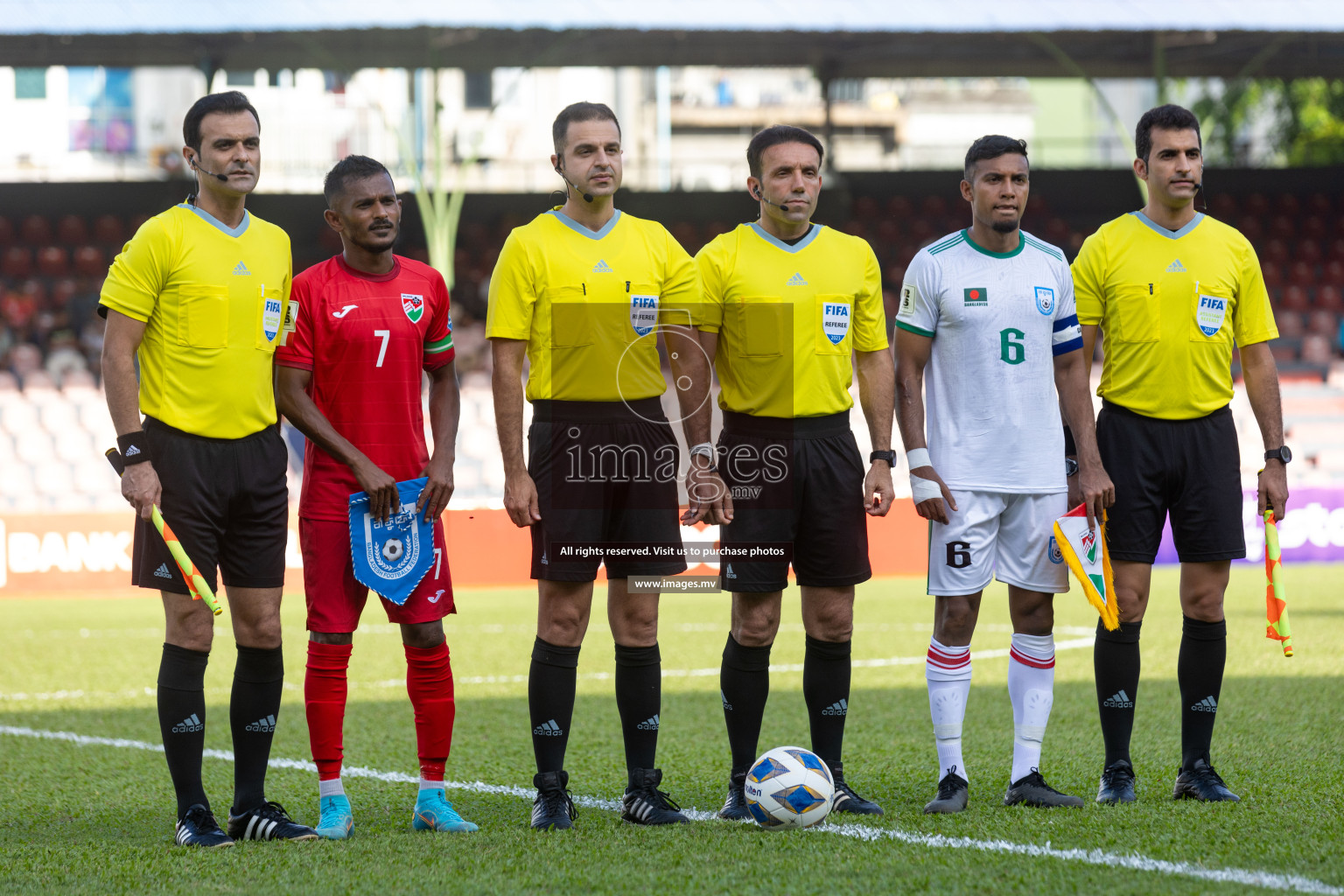 FIFA World Cup 2026 Qualifiers Round 1 home match vs Bangladesh held in the National Stadium, Male, Maldives, on Thursday 12th October 2023. Photos: Nausham Waheed / Images.mv