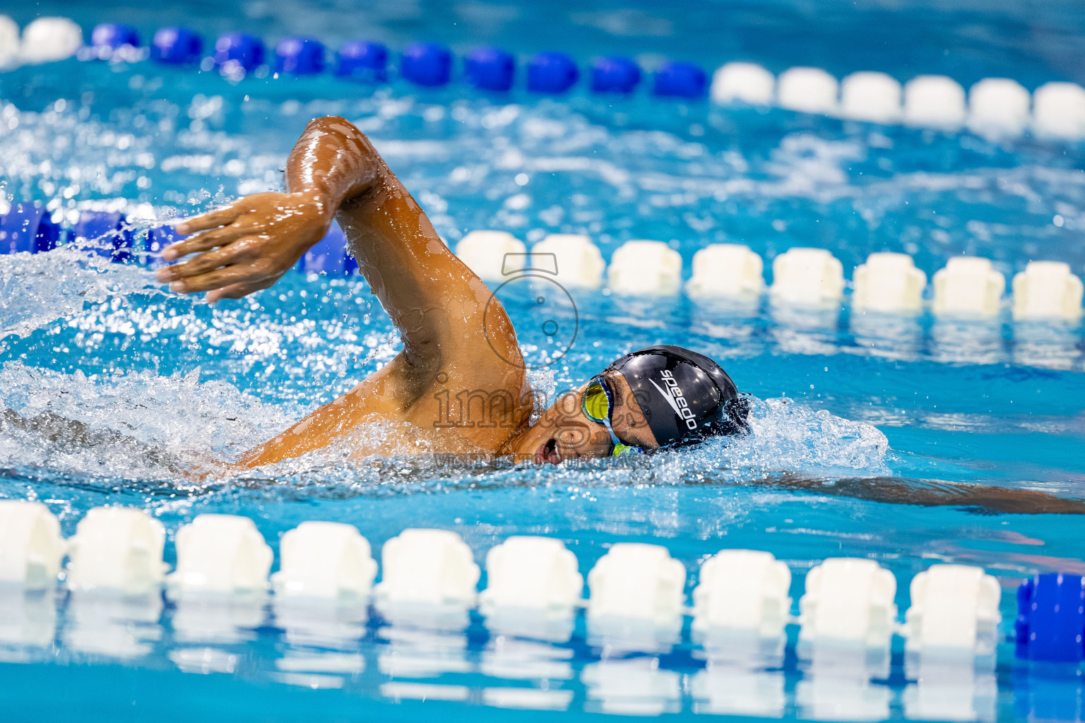 Day 5 of BML 21st Interschool Swimming Competition 2025 was held in Hulhumale' Swimming Pool, Hulhumale', Maldives on Wednesday, 15th October 2025. 
Photos: Hassan Simah / images.mv