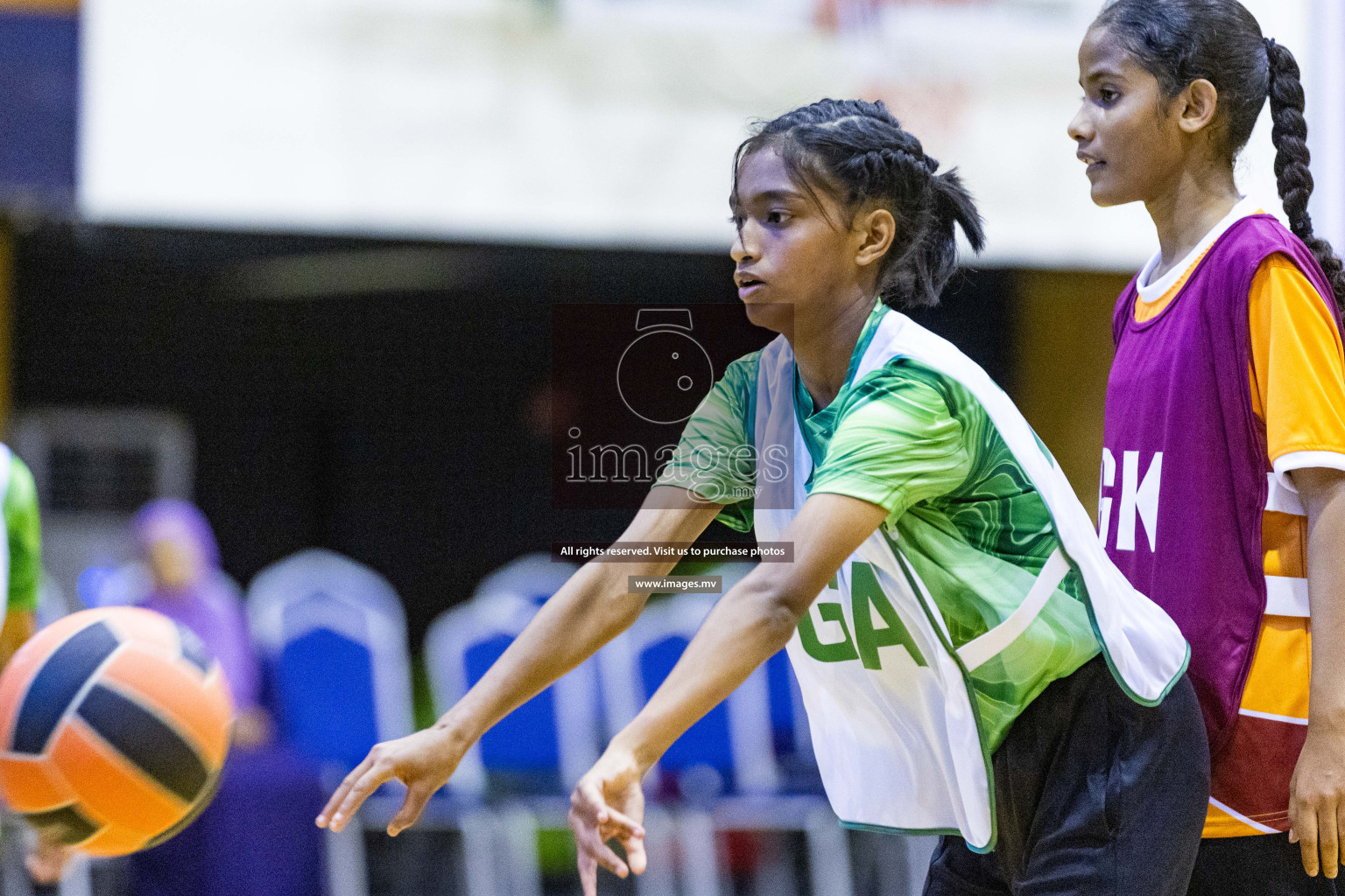 Day3 of 24th Interschool Netball Tournament 2023 was held in Social Center, Male', Maldives on 29th October 2023. Photos: Nausham Waheed, Mohamed Mahfooz Moosa / images.mv