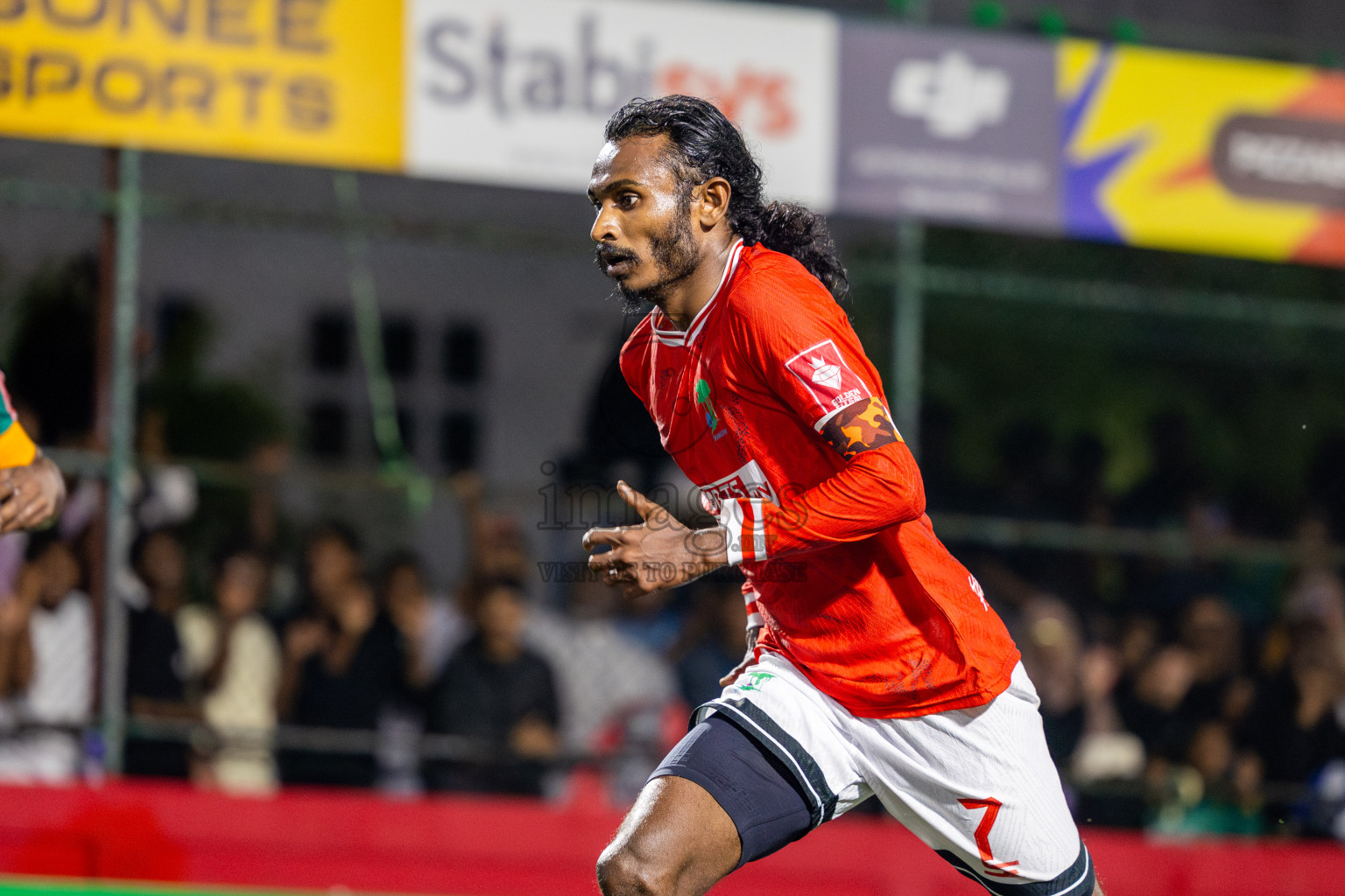ADh Dhangethi vs ADh Mandhoo on Day 20 of Golden Futsal Challenge 2025 was held on Thursday, 23rd January 2025, in Hulhumale', Maldives. Photos: Nausham Waheed / images.mv