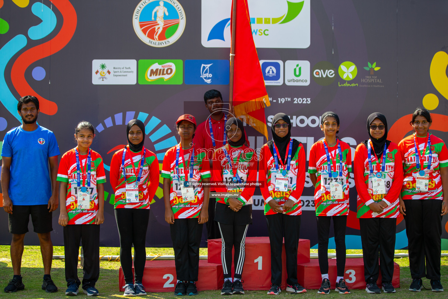 Final Day of Inter School Athletics Championship 2023 was held in Hulhumale' Running Track at Hulhumale', Maldives on Friday, 19th May 2023. Photos: Mohamed Mahfooz Moosa / images.mv