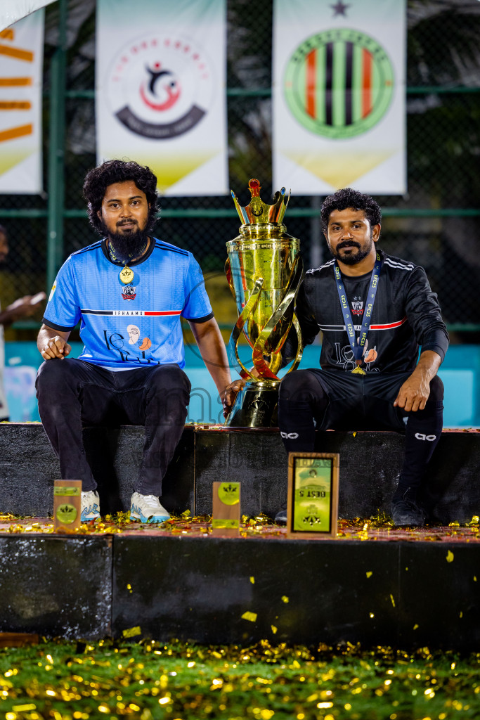 Ifhaams vs Dee Cee Jay SC in Final of Laamehi Dhiggaru Ekuveri Futsal Challenge 2025 was held on Tuesday, 29th July 2025, at Dhiggaru Futsal Ground, Dhiggaru, Maldives Photos: Nausham Waheed  / images.mv