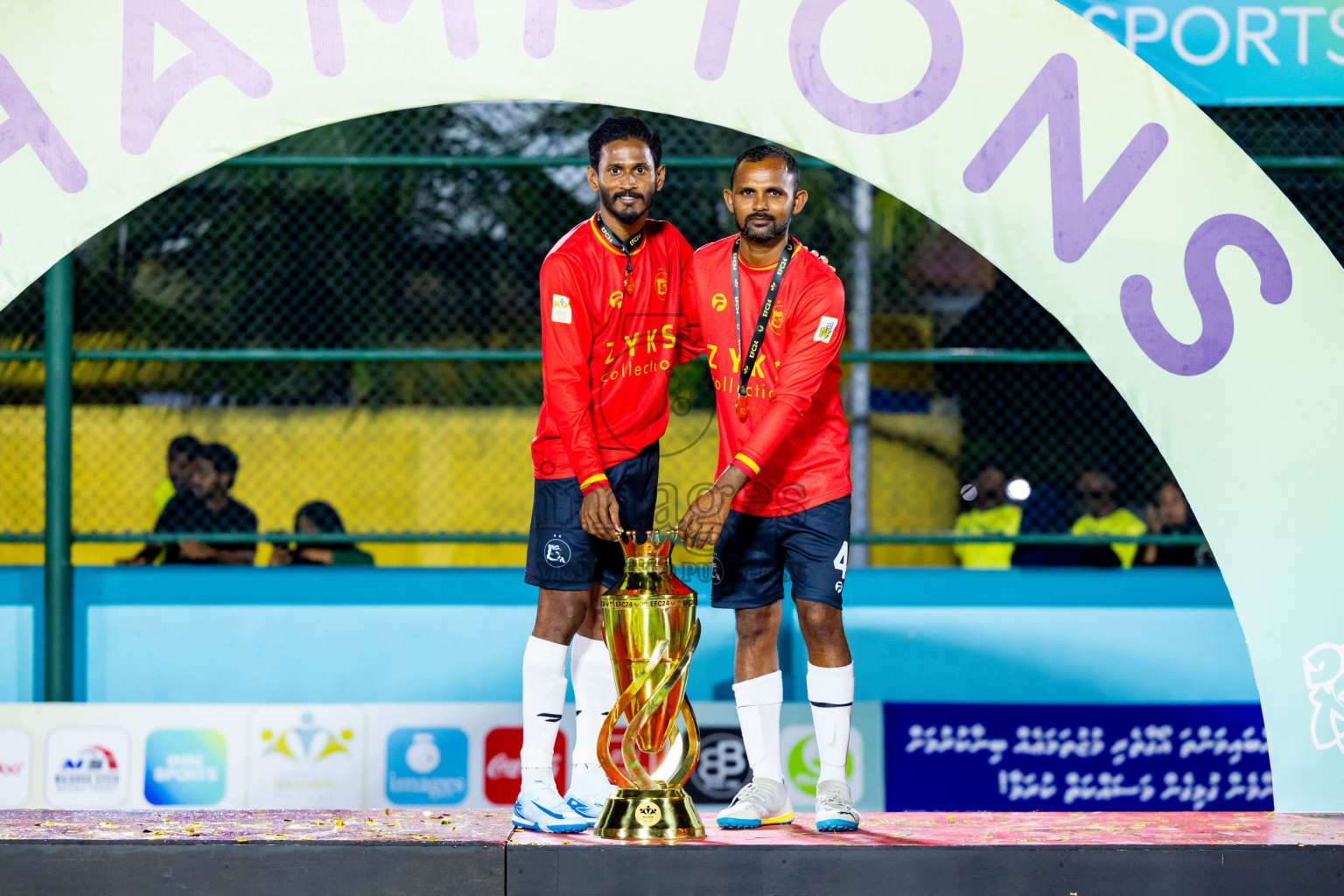 Dee Ess Kay vs Kovigoani in Final of Laamehi Dhiggaru Ekuveri Futsal Challenge 2024 was held on Wednesday, 31st July 2024, at Dhiggaru Futsal Ground, Dhiggaru, Maldives Photos: Nausham Waheed / images.mv