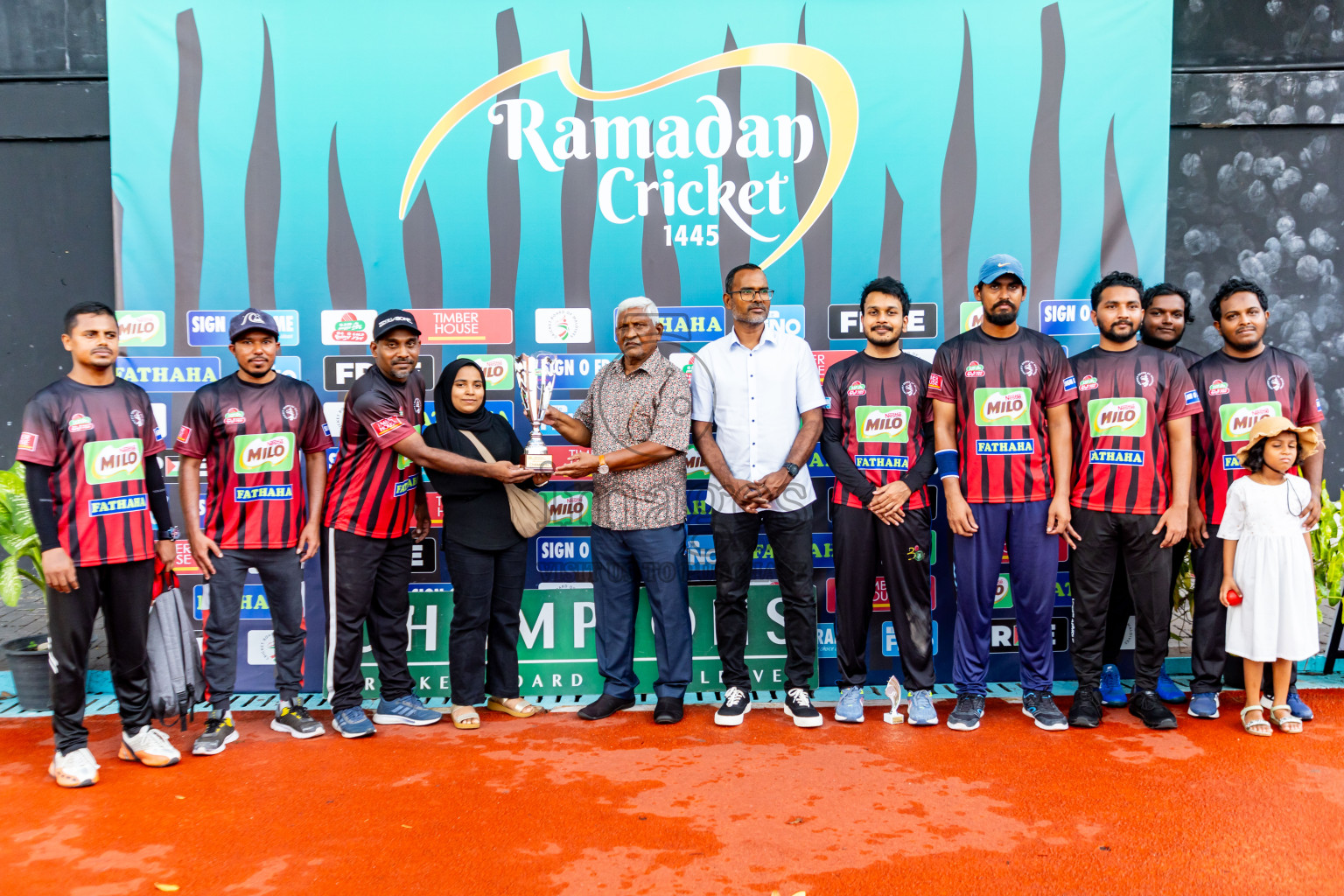 Final of the Office Tournament of Milo Ramadan Cricket Carnival held on 29th March 2024, in Ekuveni Cricket Grounds, Male', Maldives. Photos: Nausham Waheed / Images.mv