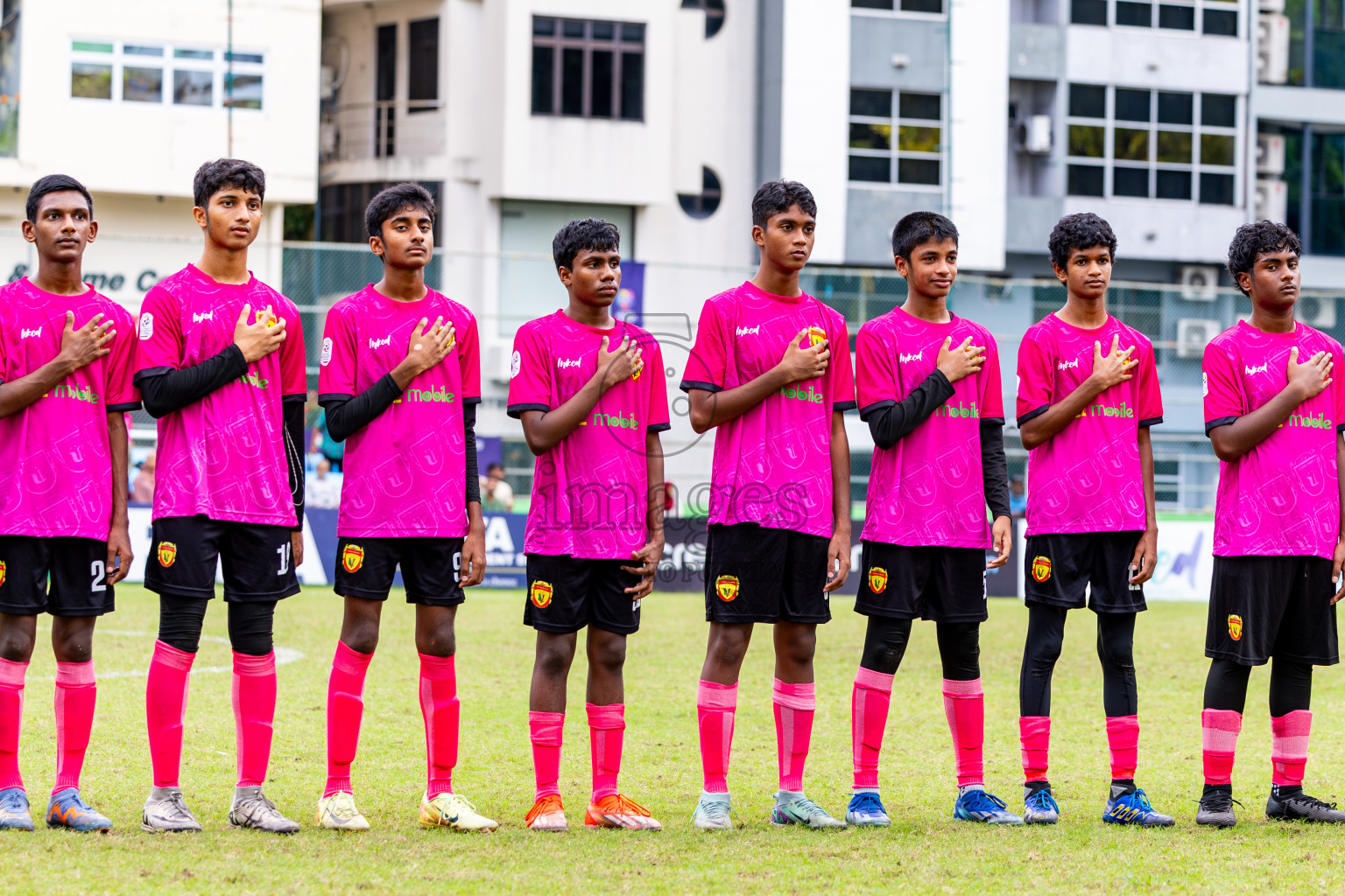 Club Eagles vs United Victory (U14) in Day 11 of Dhivehi Youth League 2024 held at Henveiru Stadium on Tuesday, 17th December 2024. Photos: Nausham Waheed / Images.mv