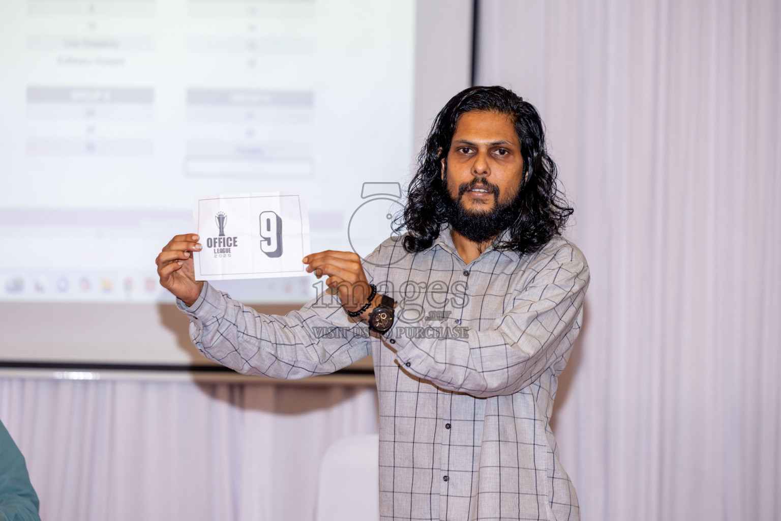 Draw Ceremony of Office League 2025 held in Male', Maldives on Saturday, 12th April 2025. Photos: Nausham Waheed / images.mv