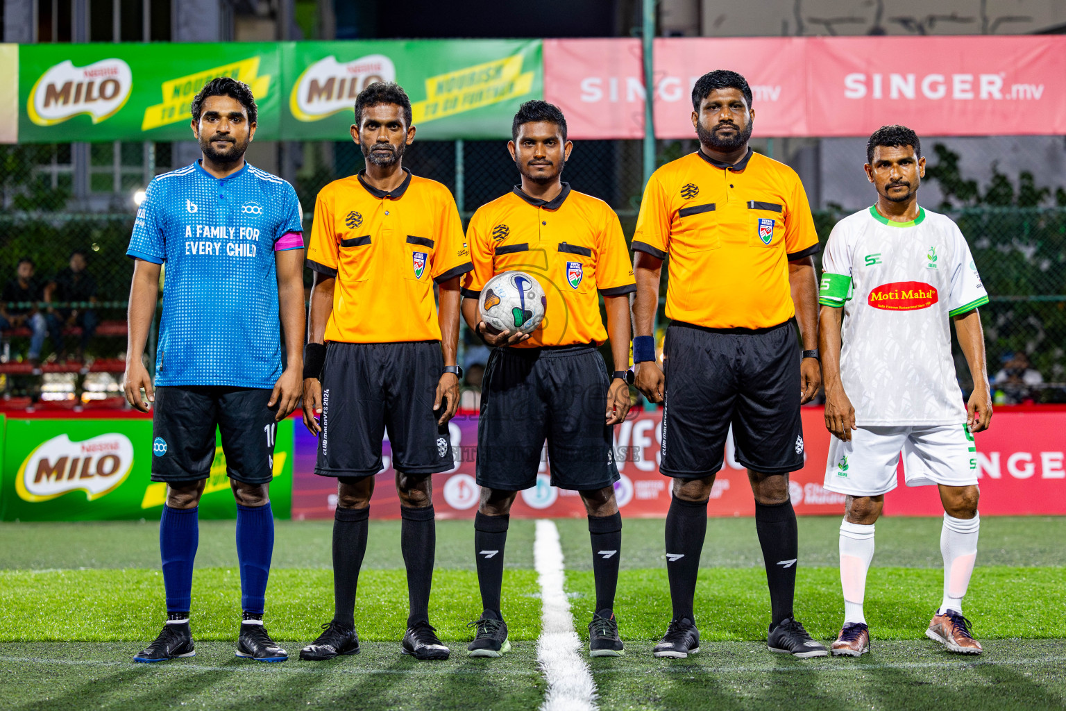 TEAM BADHAHI vs AGRI in Club Maldives Classic 2024 held in Rehendi Futsal Ground, Hulhumale', Maldives on Saturday, 7th September 2024. Photos: Nausham Waheed / images.mv