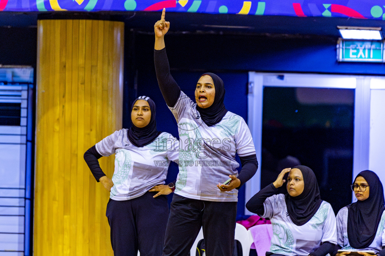 Club Matrix vs Club Green Streets in Final of 21st National Netball Tournament was held in Social Canter at Male', Maldives on Wednesday, 22nd May 2024. Photos: Nausham Waheed / images.mv