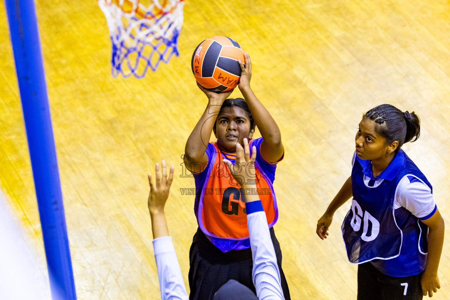 Day 2 of 25th Inter-School Netball Tournament was held in Social Center at Male', Maldives on Saturday, 10th August 2024. Photos: Nausham Waheed / images.mv