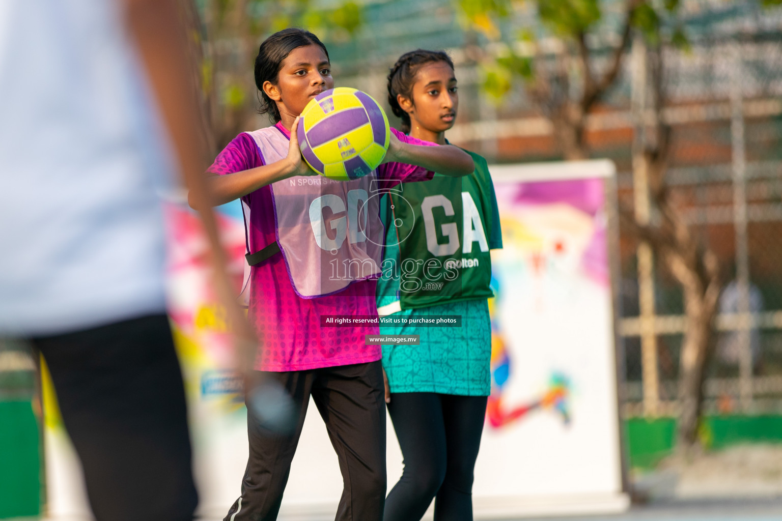 Junior Netball Championship 2022 - Under 14 Final U14 final of Junior Netball Championship 2022 held in Male', Maldives on Friday, 18th March 2022. Photos by Ismail Thoriq