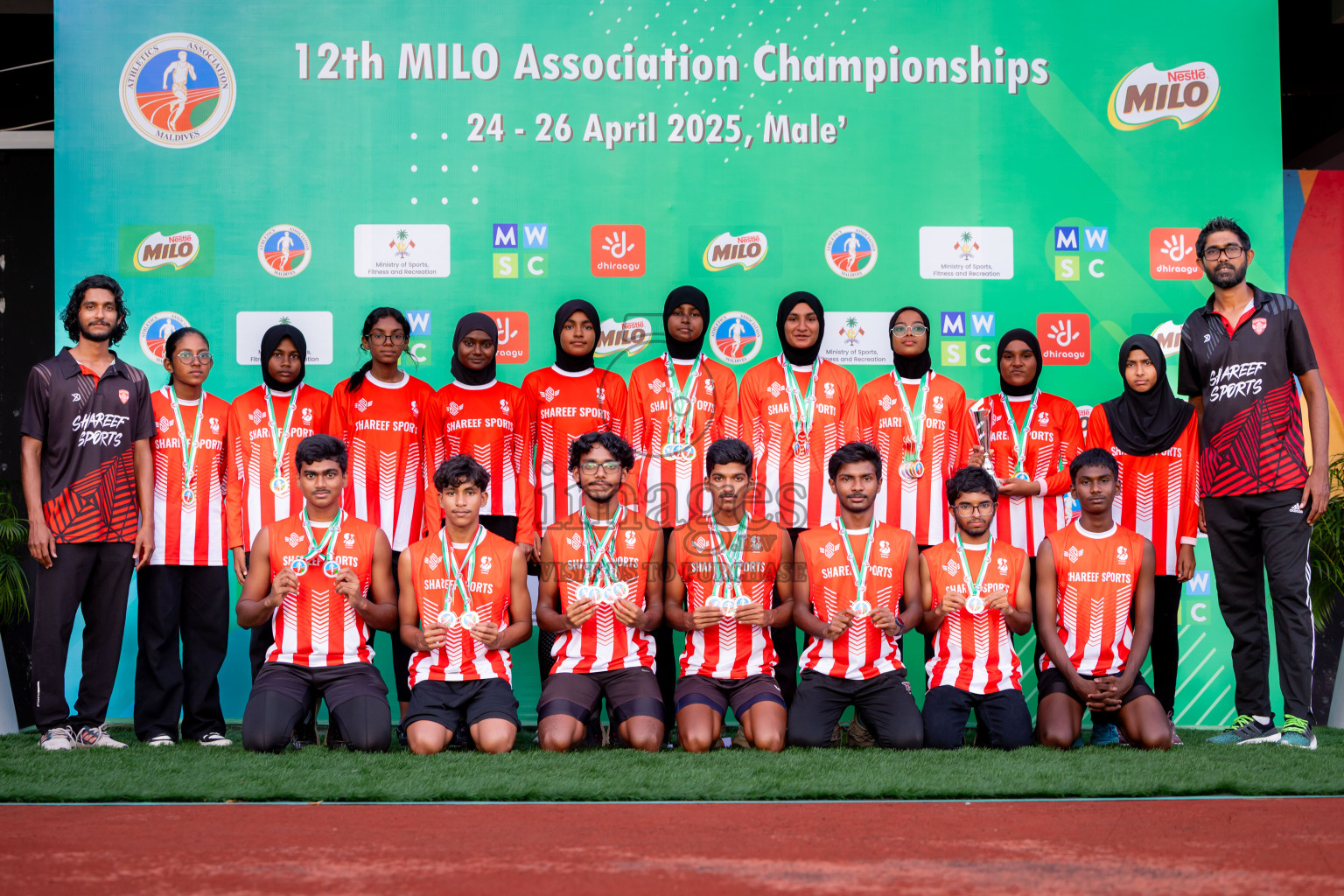 Day 3 of 12th Milo Association Championships was held in Ekuveni Track at Male', Maldives on Saturday, 26th April 2025. Photos: Nausham Waheed / images.mv