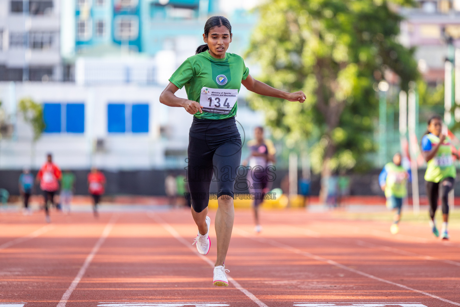 Day 3 of 33rd National Athletics Championship was held in Ekuveni Track at Male', Maldives on Saturday, 7th September 2024. Photos: Suaadh Abdul Sattar / images.mv