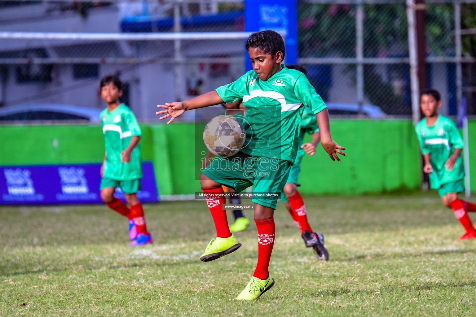 Day 1 of Milo Kids Football Fiesta 2022 was held in Male', Maldives on 19th October 2022. Photos: Nausham Waheed/ images.mv