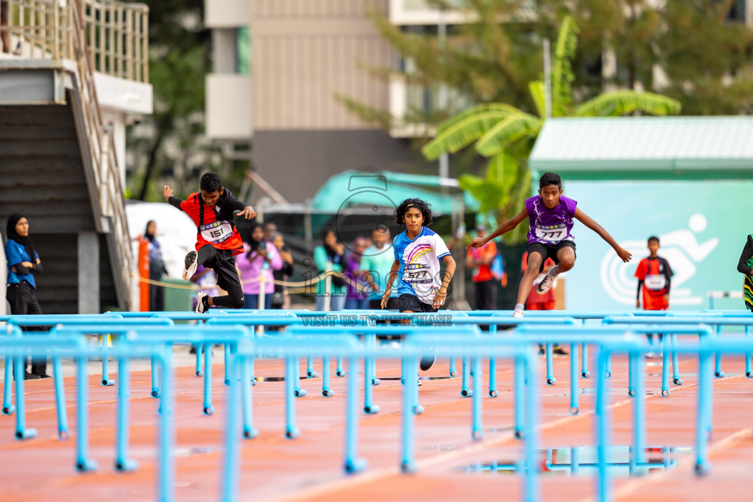 Day 2 of MWSC Interschool Athletics Championships 2024 held in Hulhumale Running Track, Hulhumale, Maldives on Sunday, 10th November 2024.
Photos by: Ismail Thoriq / Images.mv