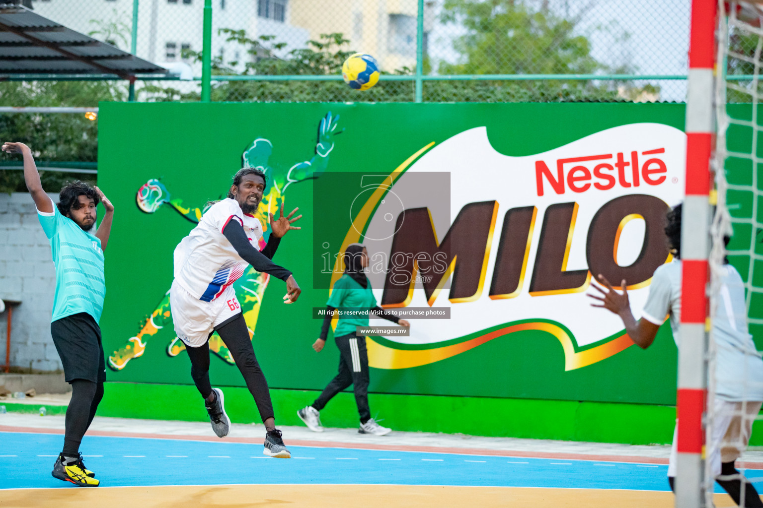 Milo 8th National Handball Tournament Day 4, 18th December 2021, at Handball Ground, Male', Maldives. Photos by Hassan Simah