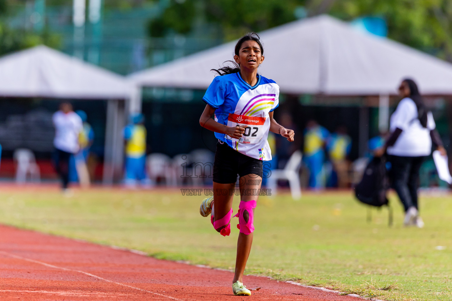 Day 5 of Inter-school Athletics Championship 2025 held in Ekuveni Synthetic Track, Male', Maldives on Saturday, 11th October 2025. Photos by: Nausham Waheed / Images.mv