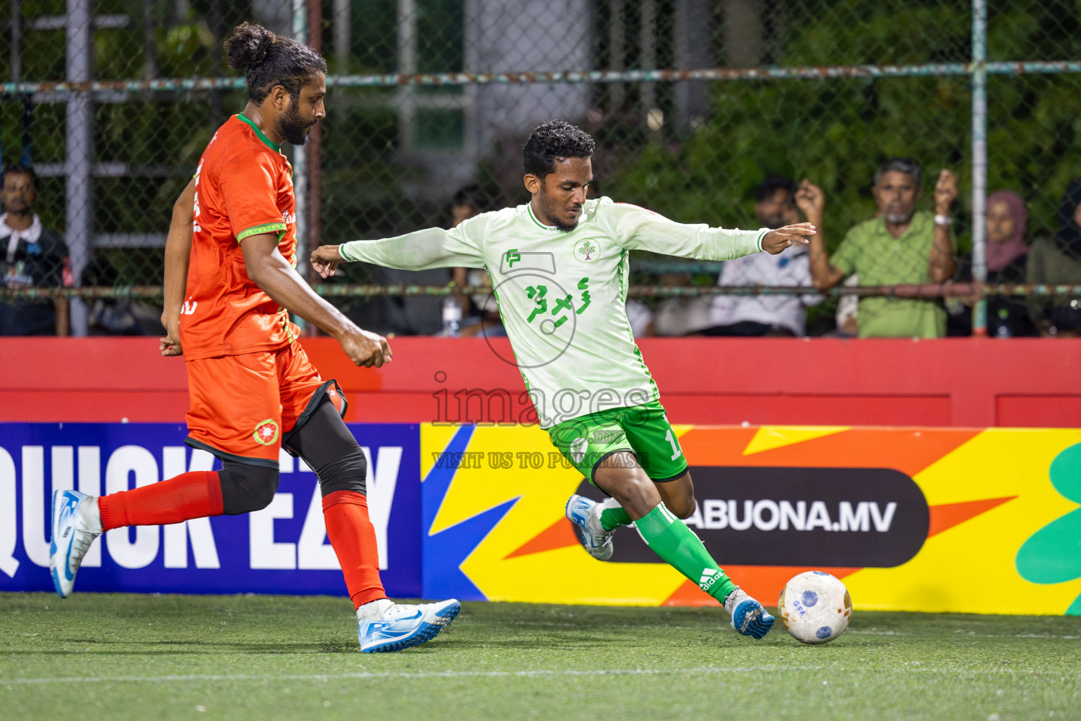 AA Feridhoo vs AA Maalhos in Day 11 of Golden Futsal Challenge 2025 was held on Wednesday, 15th January 2025, in Hulhumale', Maldives Photos: Mohamed Mahfooz Moosa / images.mv