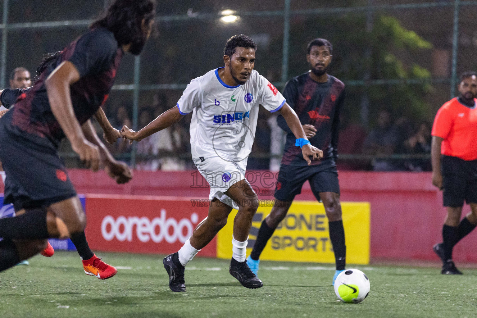 HA. Ihavandhoo vs HA. Muraidhoo in Day 1 of Golden Futsal Challenge 2024 was held on Monday, 15th January 2024, in Hulhumale', Maldives Photos: Nausham Waheed  / images.mv