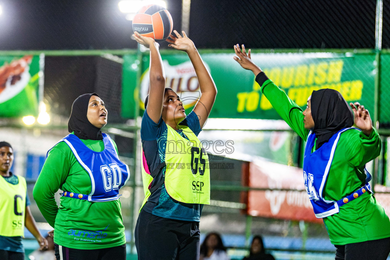 Day 1 of 23rd Netball Association Championship was held in Ekuveni Netball Court at Male', Maldives on Thursday, 27th April 2024. Photos: Nausham Waheed / images.mv