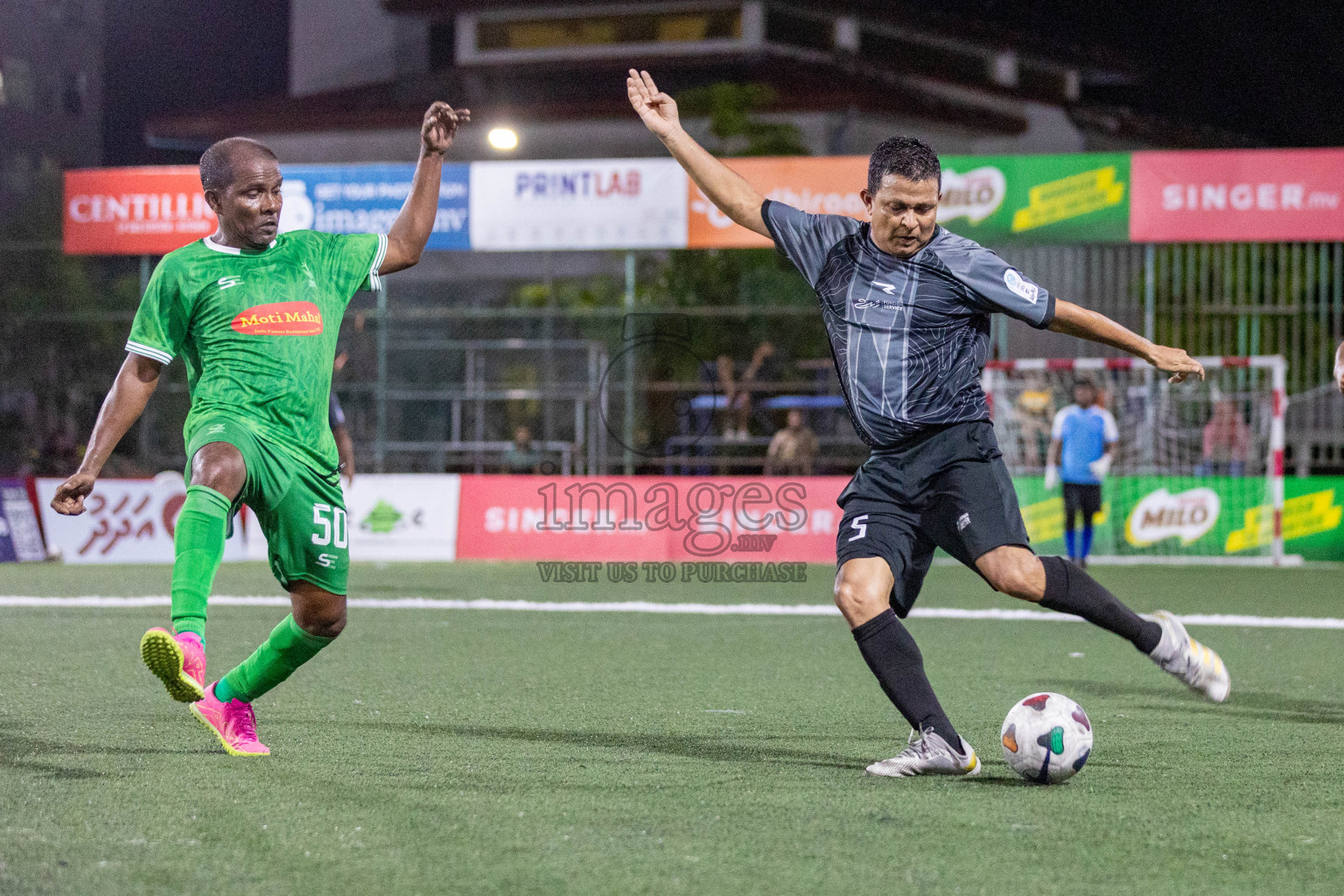 KHAARIJEE VS AGRI RC in Club Maldives Classic 2024 held in Rehendi Futsal Ground, Hulhumale', Maldives on Monday, 9th September 2024. 
Photos: Mohamed Mahfooz Moosa / images.mv