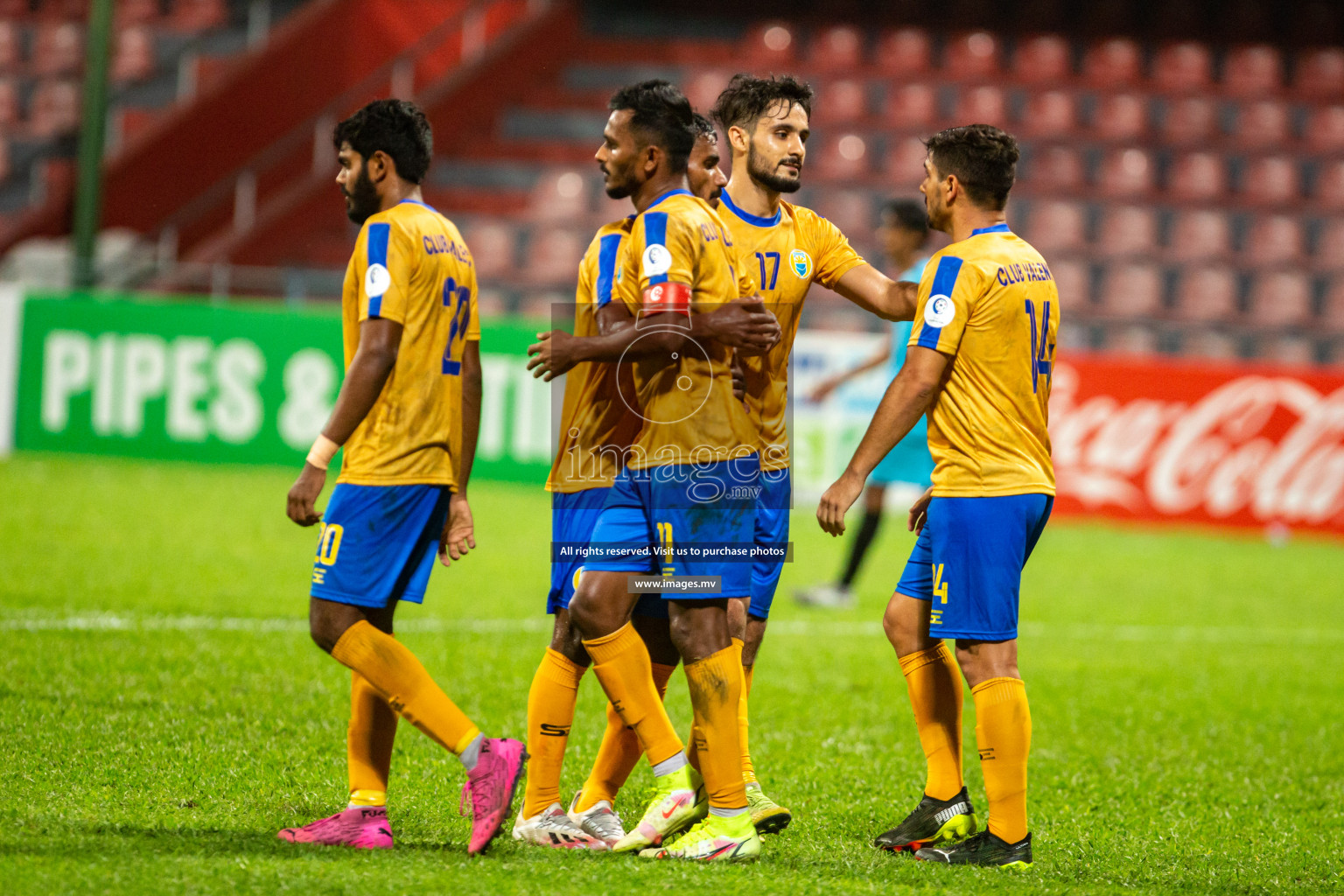 Club Valencia vs United Victory in the President's Cup 2021/2022 held in Male', Maldives on 19 December 2021