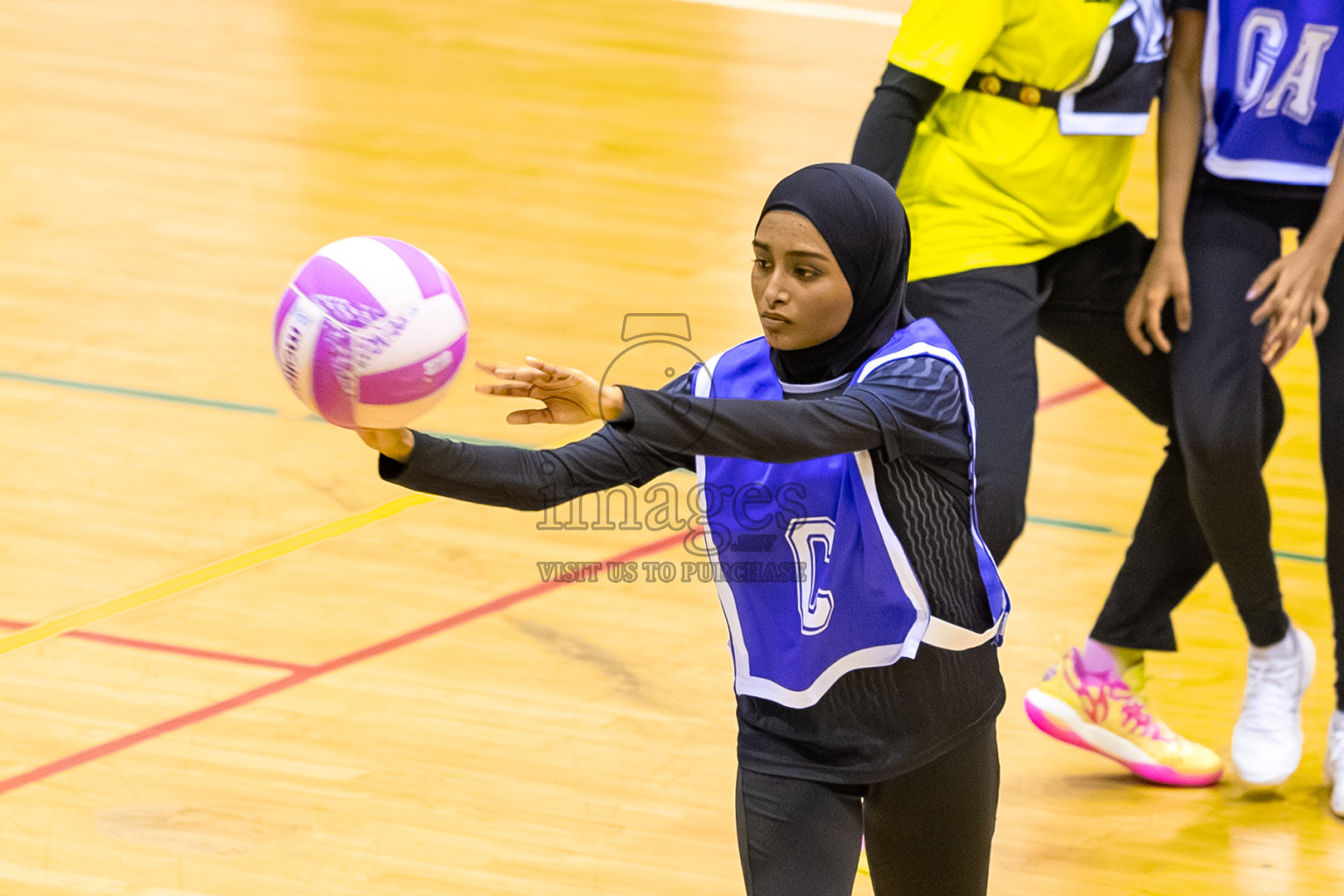 S.C. Shining Star vs KYRC in the Semi-finals of 24th Milo Netball Association Championship was held in Social Center at Male', Maldives on Wednesday, 10th September 2025. Photos: Mohamed Mahfooz Moosa / images.mv