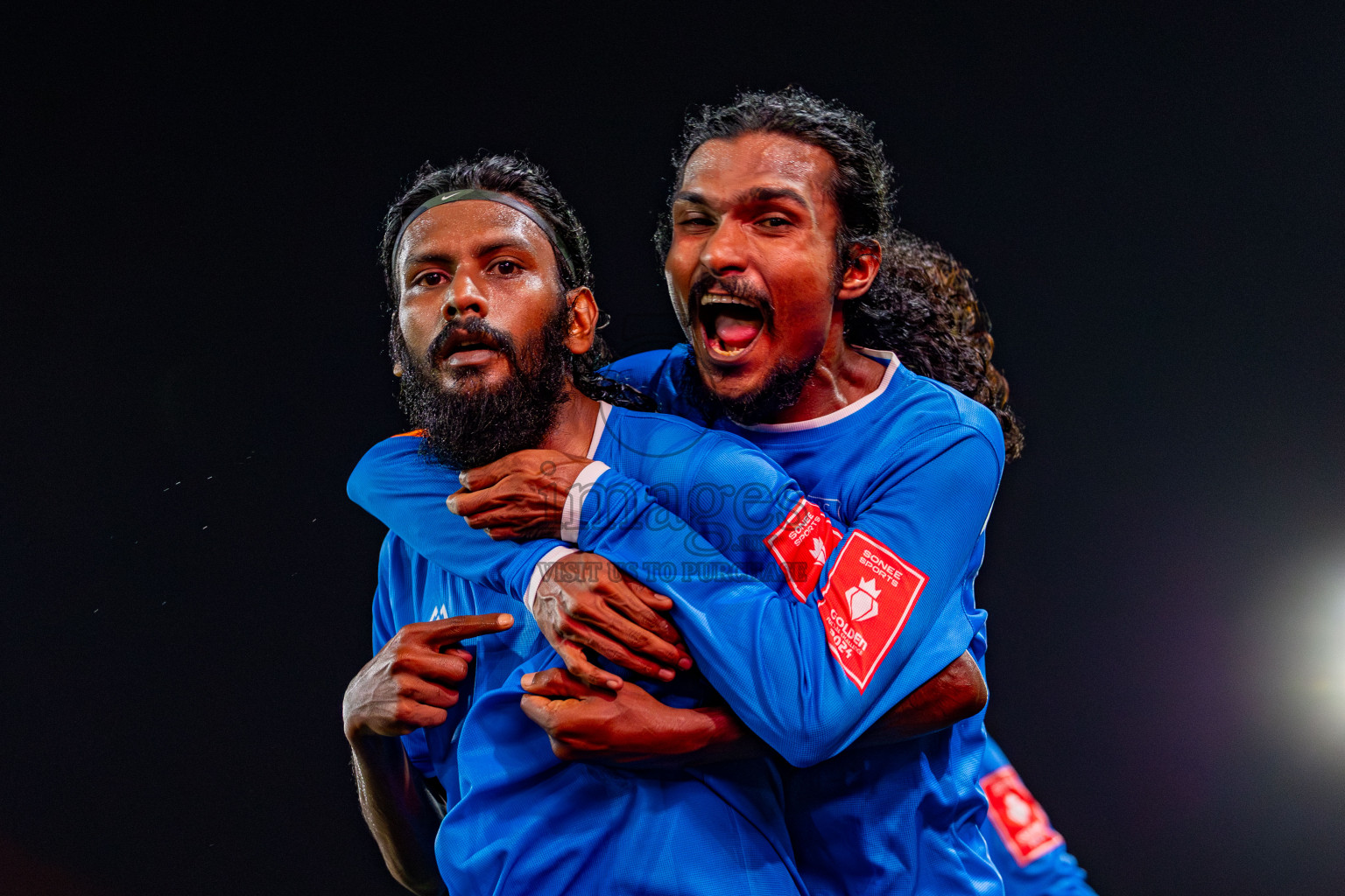 R Alifushi vs Sh Kanditheemu on Day 33 of Golden Futsal Challenge 2024, held on Sunday, 18th February 2024, in Hulhumale', Maldives Photos: Mohamed Mahfooz Moosa / images.mv