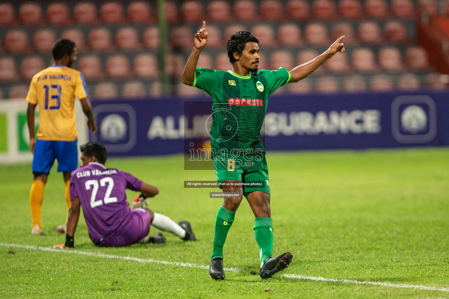 Maziya SRC vs Club Valencia in the Community Shield Match 2021/2022 on 15 December 2021 held in Male', Maldives. Photos: Hassan Simah / images.mv