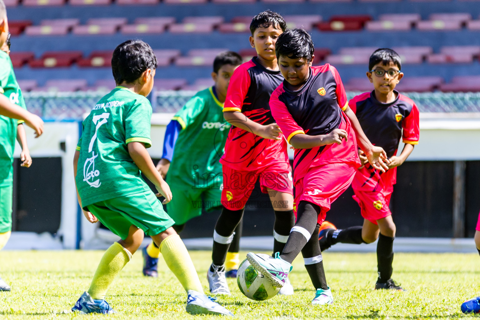 Day 1 of Under 10 MILO Academy Championship 2024 was held at National Stadium in Male', Maldives on Friday, 26th April 2024. Photos: Nausham Waheed / images.mv