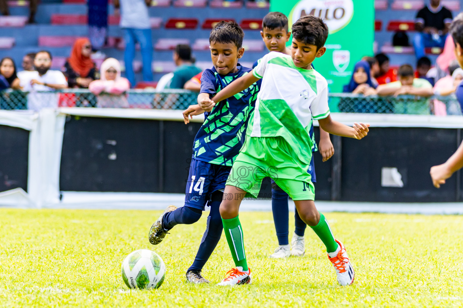 Day 1 of Under 10 MILO Academy Championship 2024 was held at National Stadium in Male', Maldives on Friday, 26th April 2024. Photos: Nausham Waheed / images.mv