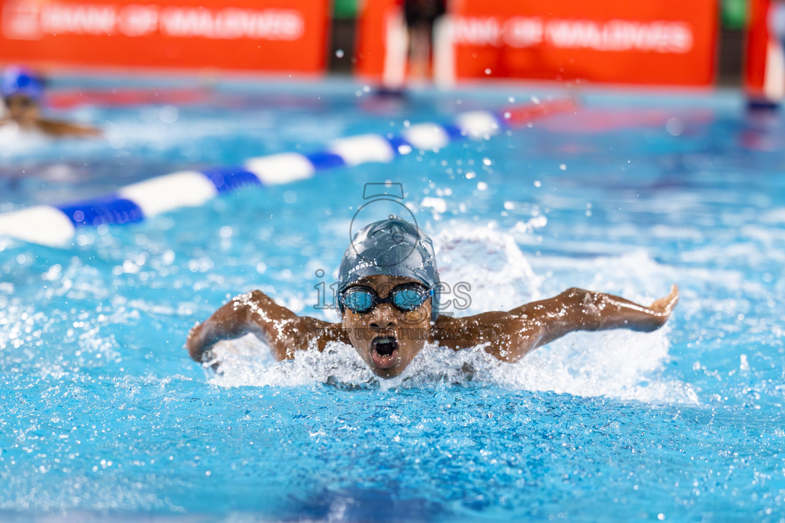 Day 2 of 20th BML Inter-school Swimming Competition 2024 held in Hulhumale', Maldives on Sunday, 13th October 2024. Photos: Ismail Thoriq / images.mv