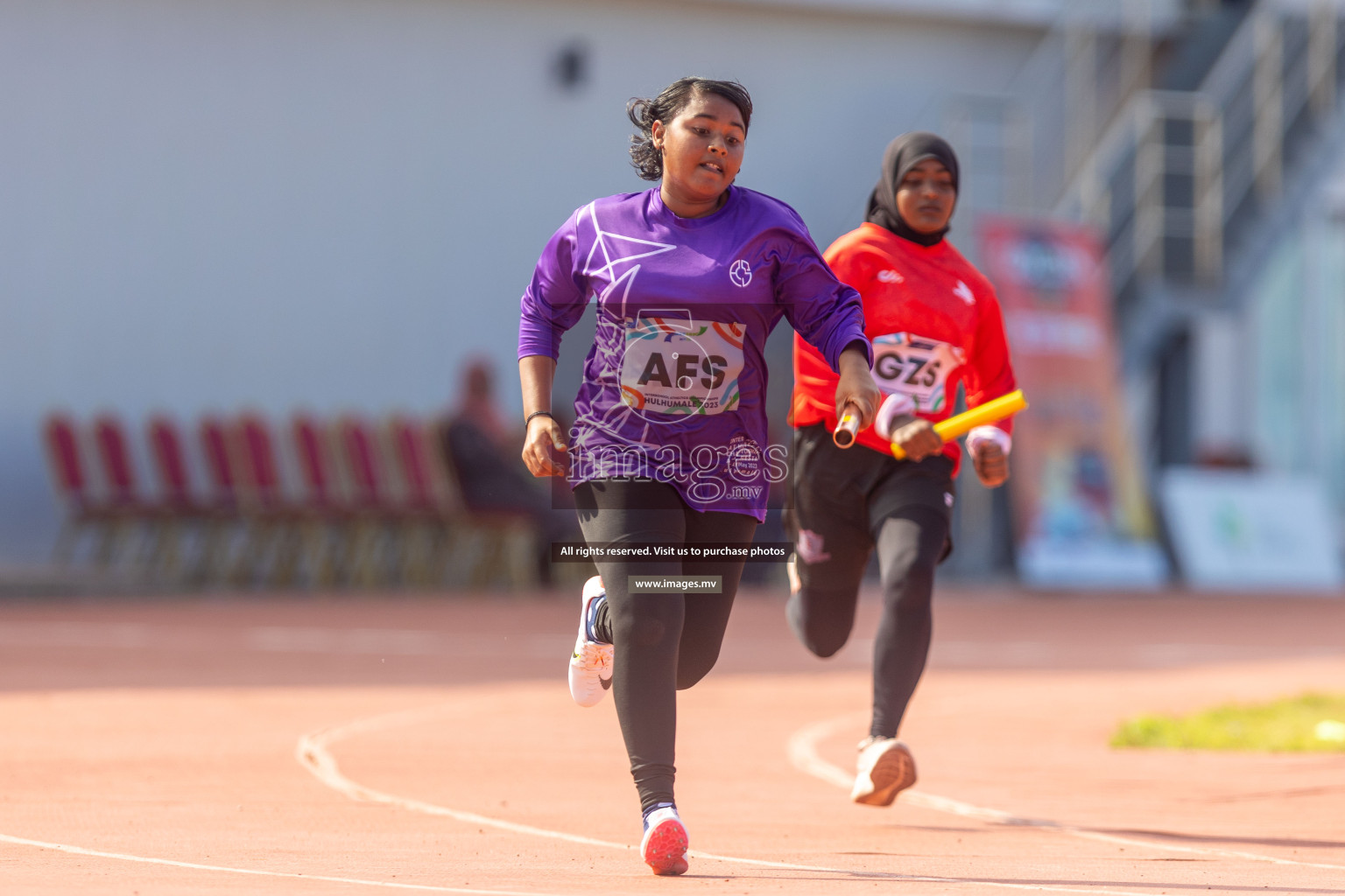 Final Day of Inter School Athletics Championship 2023 was held in Hulhumale' Running Track at Hulhumale', Maldives on Friday, 19th May 2023. Photos: Ismail Thoriq / images.mv