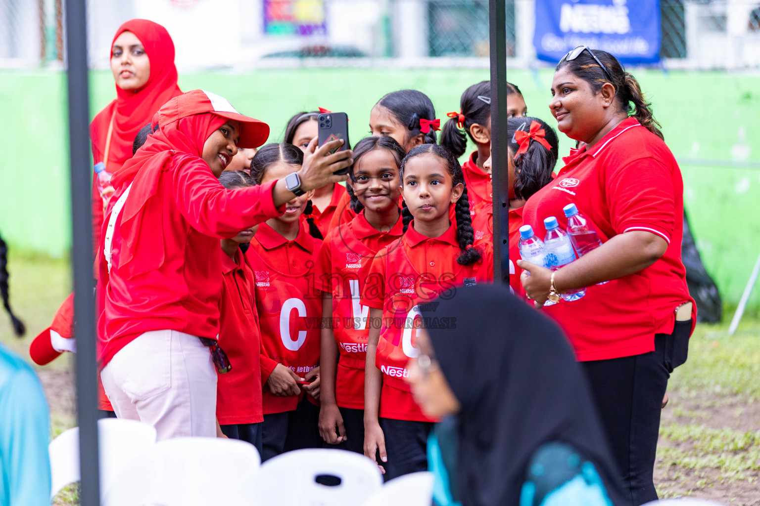 Day 3 of Nestle' Kids Netball Fiesta 2023 held in Henveyru Stadium, Male', Maldives on Saturday, 2nd December 2023. Photos by Nausham Waheed / Images.mv