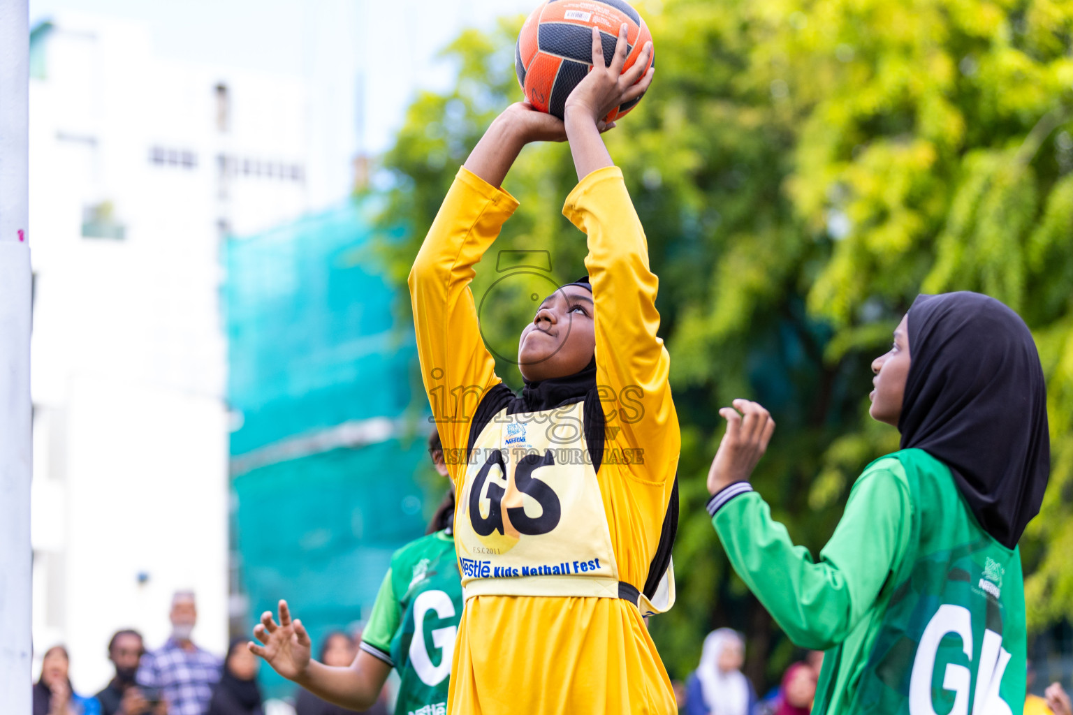 Day 3 of Nestle' Kids Netball Fiesta 2023 held in Henveyru Stadium, Male', Maldives on Saturday, 2nd December 2023. Photos by Nausham Waheed / Images.mv