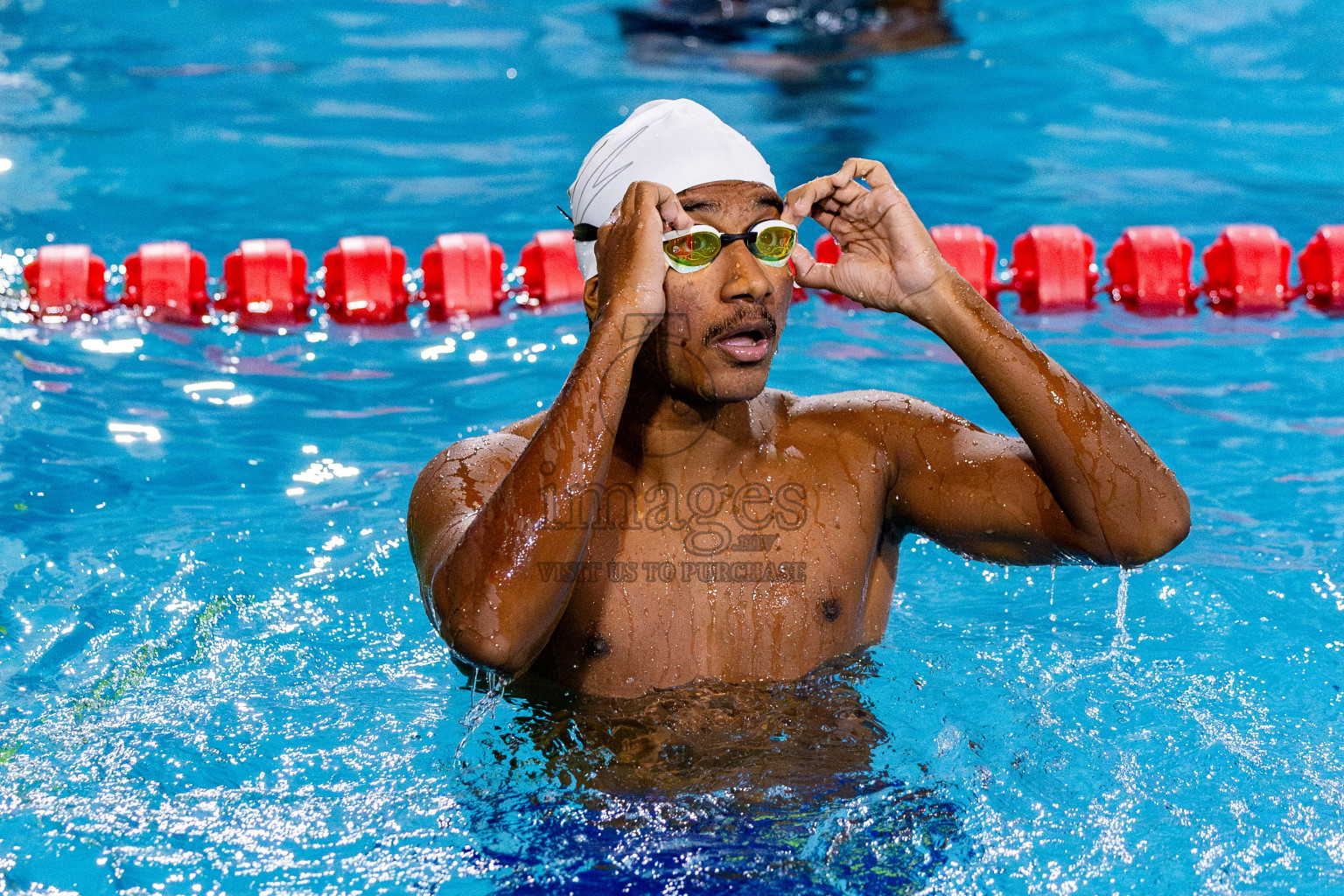 Day 3 of National Swimming Competition 2024 held in Hulhumale', Maldives on Sunday, 15th December 2024. Photos: Nausham Waheed/ images.mv