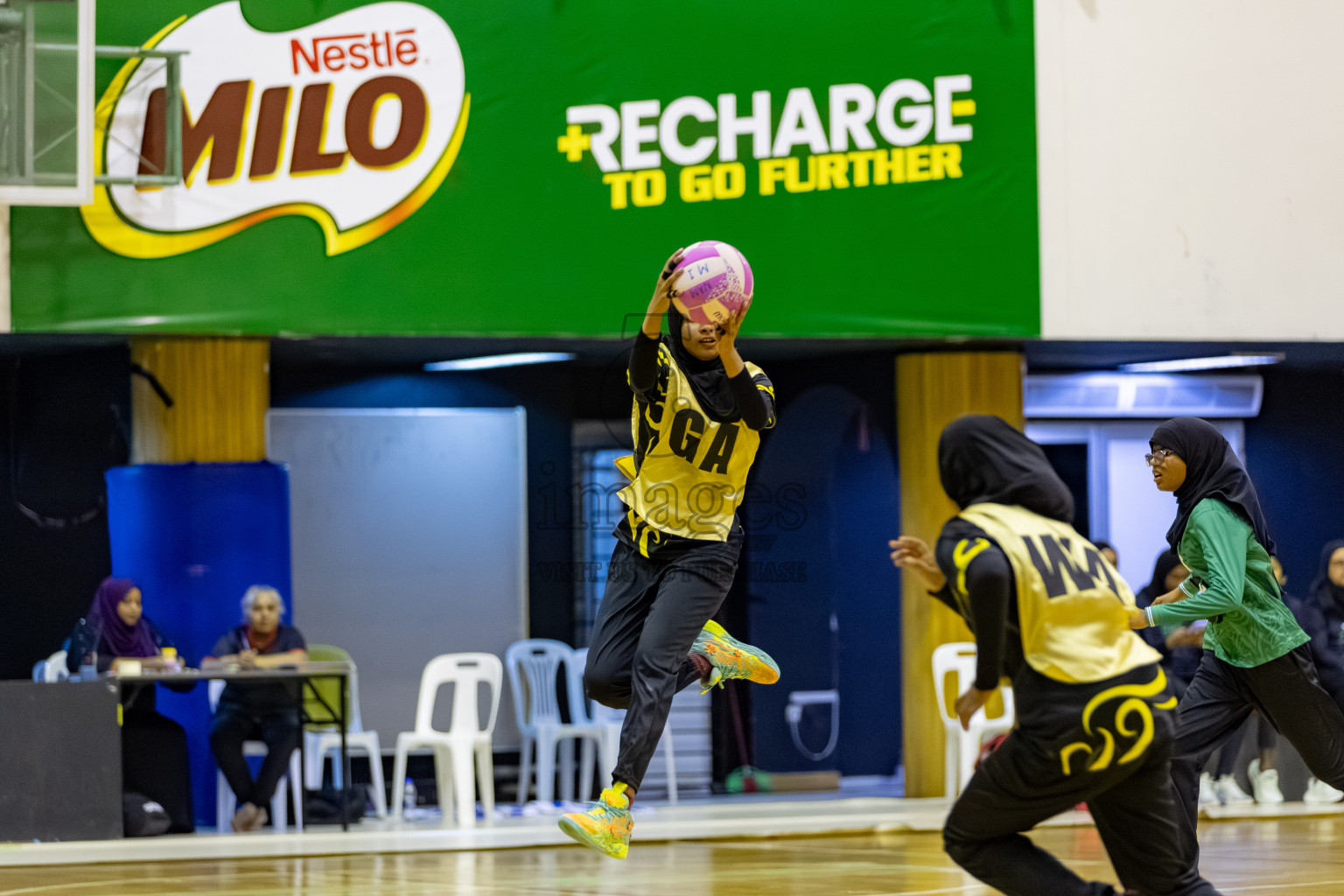 Day 8 of 26th Inter-School Netball Tournament 2025 was held in Social Center Indoor Hall on Sunday, 26th October 2025. Photos: Hassan Simah / images.mv