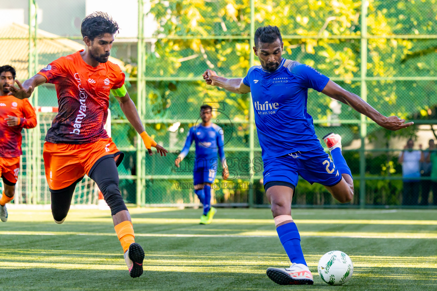 Dhaalu Zone vs Ari Zone in the Leg 2 of Resort Super League 2025 was held on Saturday, 5th July 2025 in Conrad Maldives Rangali Island, Alif Dhaalu Atoll, Maldives. Photos: Nausham Waheed / images.mv