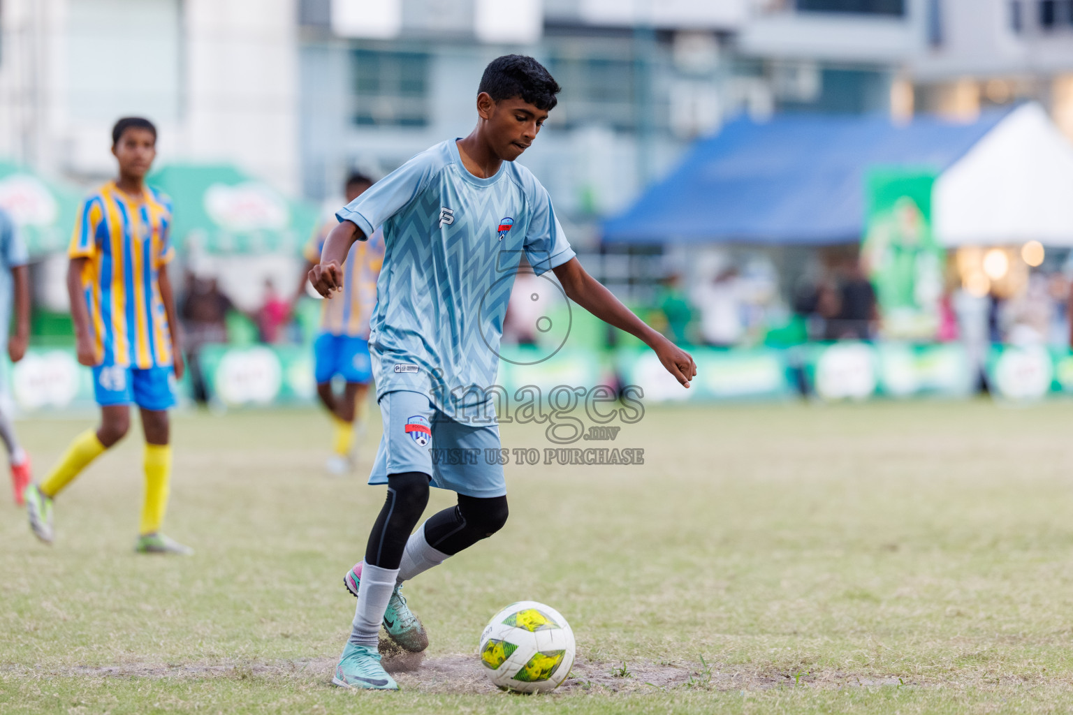 Day 4 of MILO Academy Championship 2025 (U14) was held on Sunday, 2nd November 2025 at Henveiru Football Grounds, Male', Maldives . 
Photos: Hassan Simah / images.mv