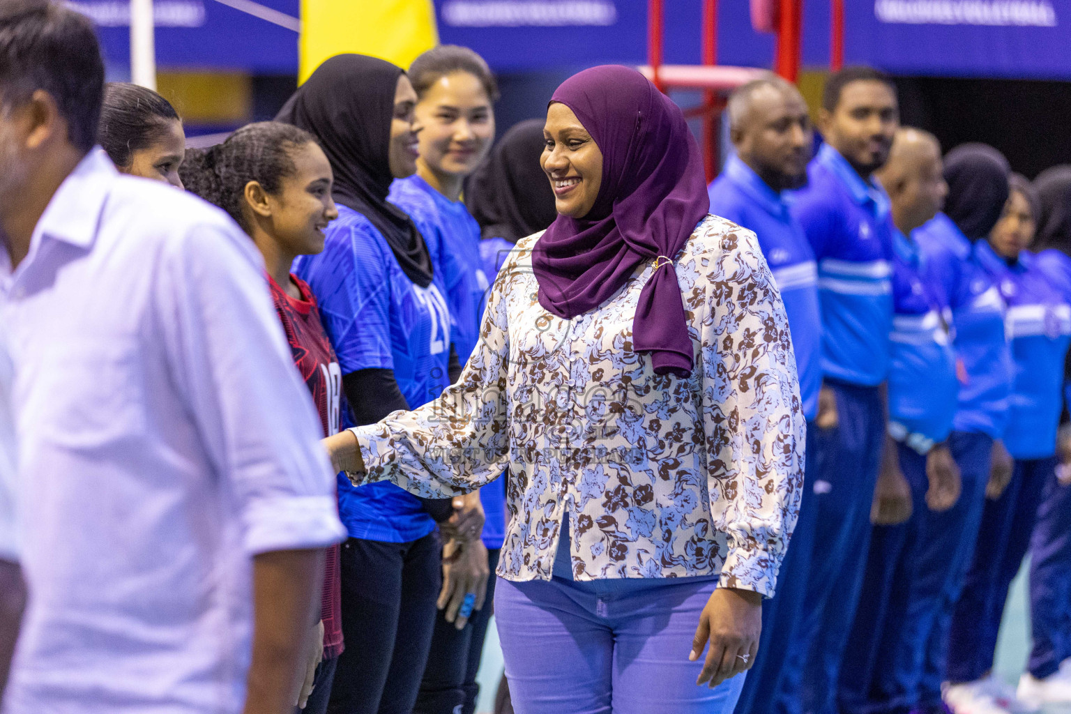 Final of Women's Division of Volleyball Association Cup 2023 held in Male', Maldives on Monday, 25th December 2023 at Social Center Indoor Hall Photos By: Nausham Waheed /images.mv