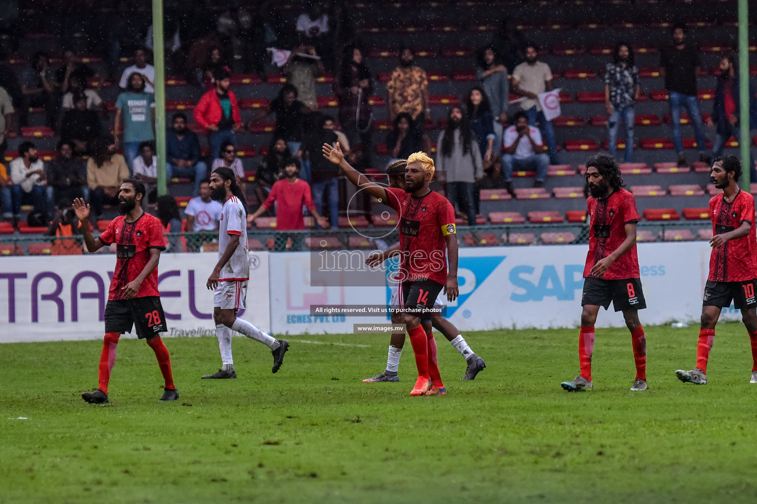 Buru Sports Club vs Club Teenage in Dhivehi Premier League Qualification 22 on 30th Aug 2022, held in National Football Stadium, Male', Maldives Photos: Nausham Waheed / Images.mv