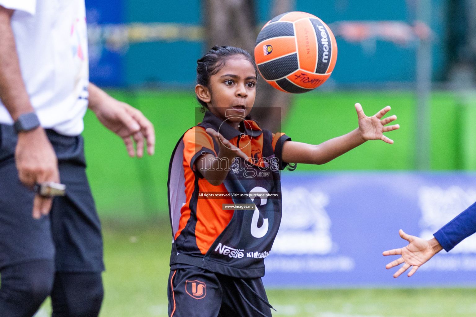 Day 1 of Nestle' Kids Netball Fiesta 2023 held in Henveyru Stadium, Male', Maldives on Thursday, 30th November 2023. Photos by Nausham Waheed / Images.mv