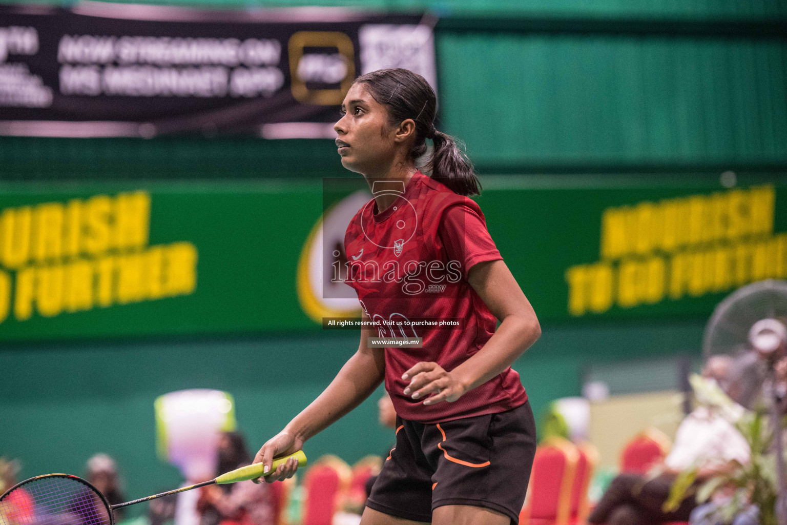 Day 4 of Badminton association mixed group championship 2021 held in Male', Maldives Photos by Nausham Waheed