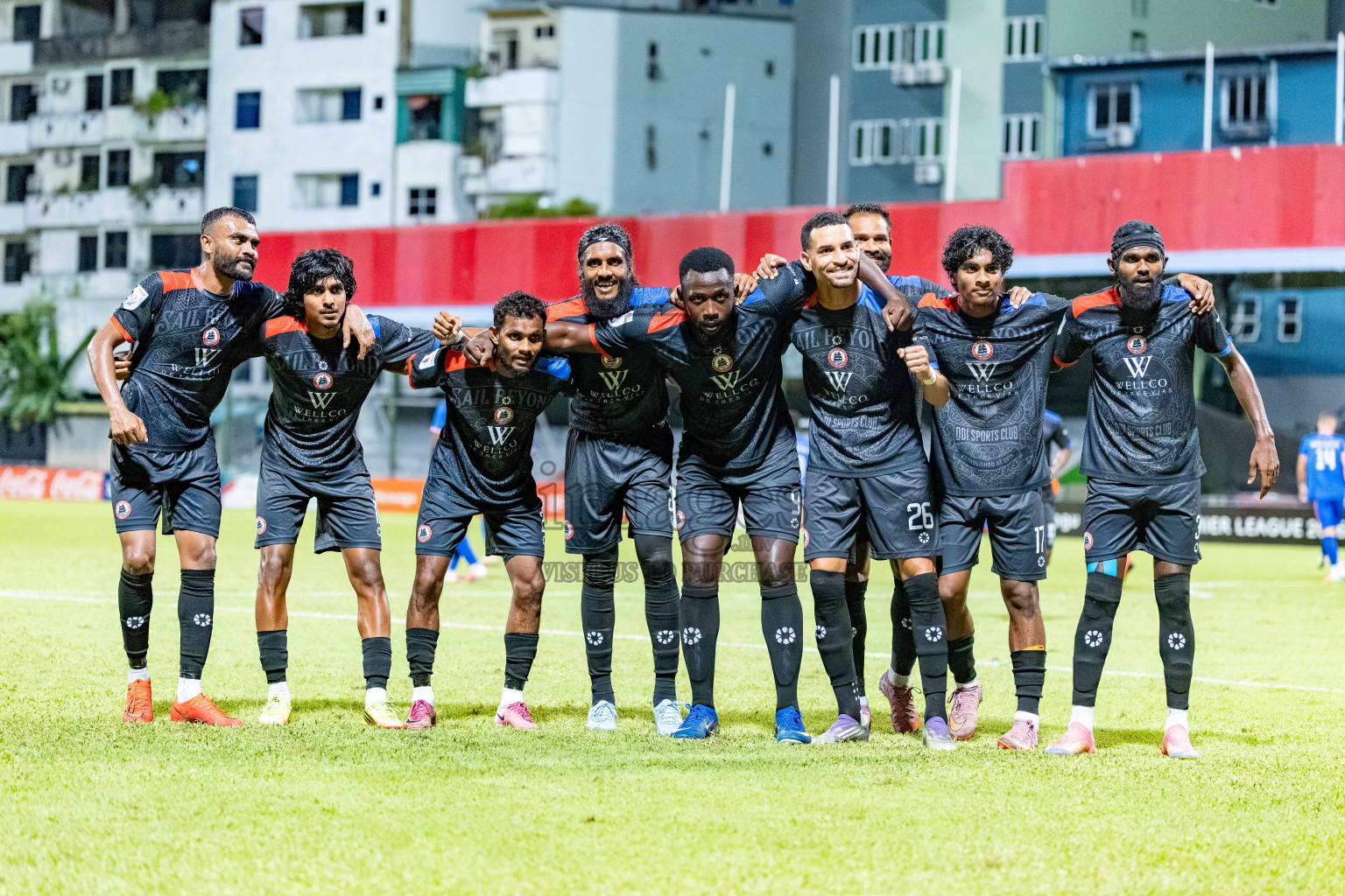 Odi Sports Club vs GDh. Gadhdhoo in Dhiraagu Dhivehi Premier League 2026/27 was held at National Stadium, Male', Maldives on Friday, 9th October 2026. Photos: Hassan Simah / images.mv
