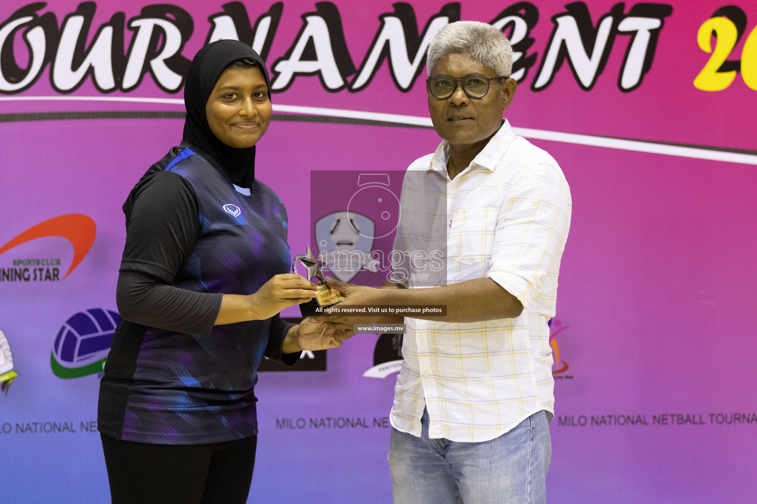 Youth United Sports Club vs Club Vyansa in the 2nd Division Final of Milo National Netball Tournament 2022 on 22nd July 2022 held in Social Center, Male', Maldives. Photographer: Shuu / images.mv