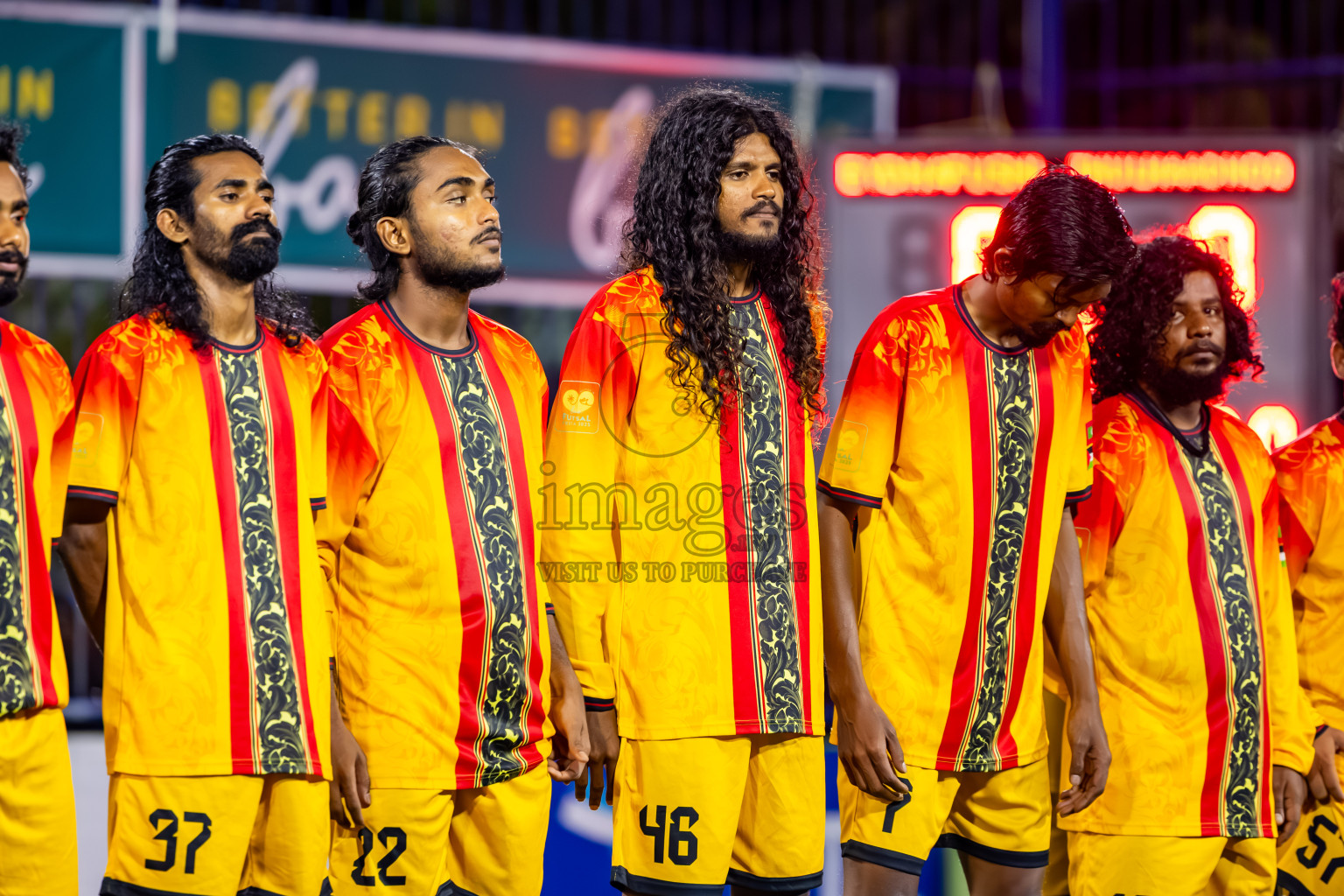 Eydhafushi vs Thulhaadhoo in Semi Finals of Better in Baa Futsal Fiesta 2025 Men's division held in B. Eydhafushi, Maldives on Saturday, 15th November 2025. Photos: Nausham Waheed / images.mv