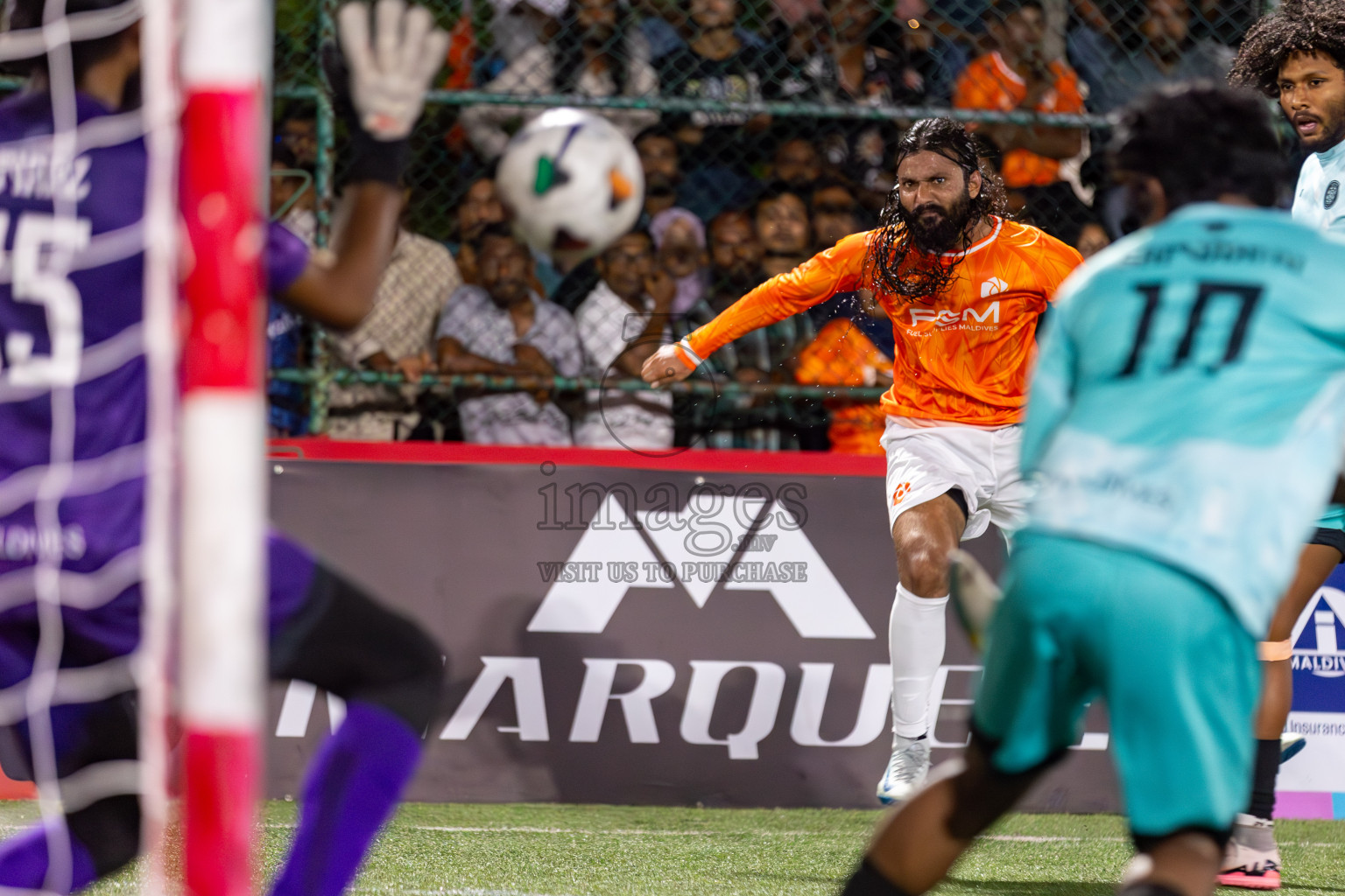 TEAM FSM vs CLUB TTS in Club Maldives Cup 2024 held in Rehendi Futsal Ground, Hulhumale', Maldives on Tuesday, 1st October 2024. Photos: Hassan Simah / images.mv