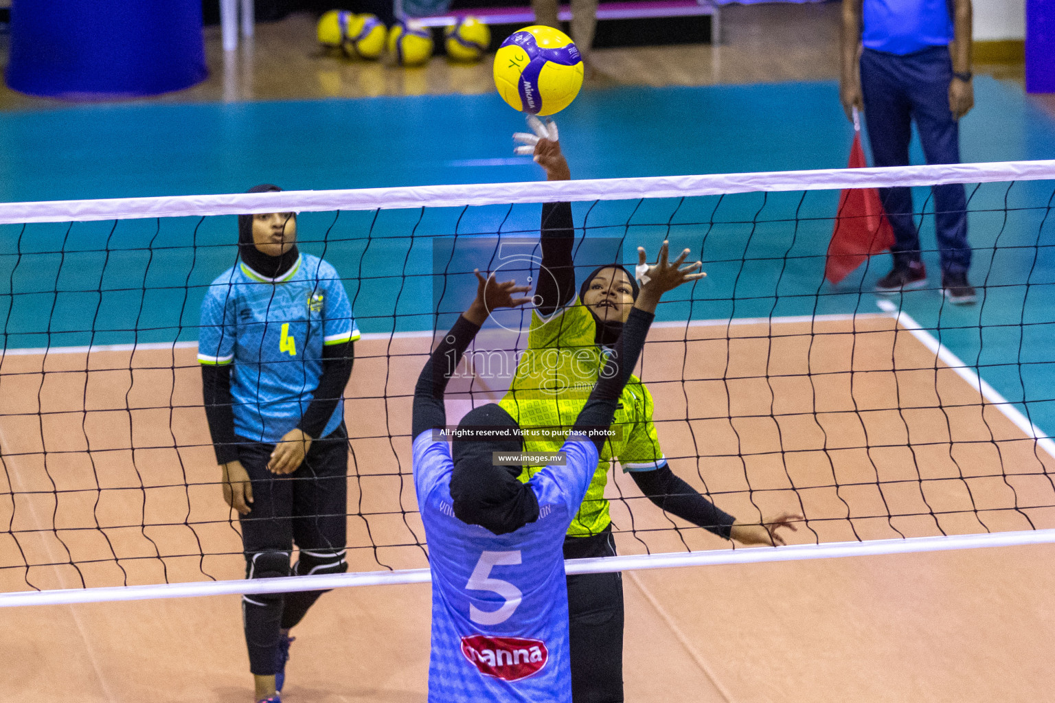 Volleyball Association Cup 2022-Women's Division-Match Day 5 was held in Male', Maldives on Friday, 27th May 2022 at Social Center Indoor Hall Photos By: Ismail Thoriq/images.mv